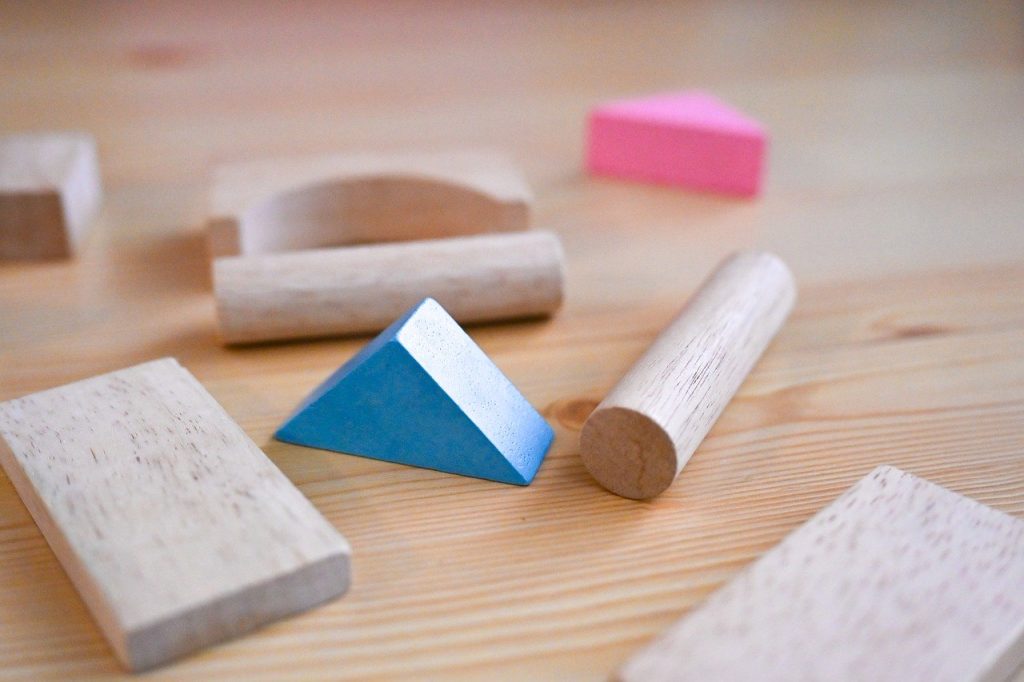 block, children, toy, bricks, build, childrens toys, blue, three, material, floor